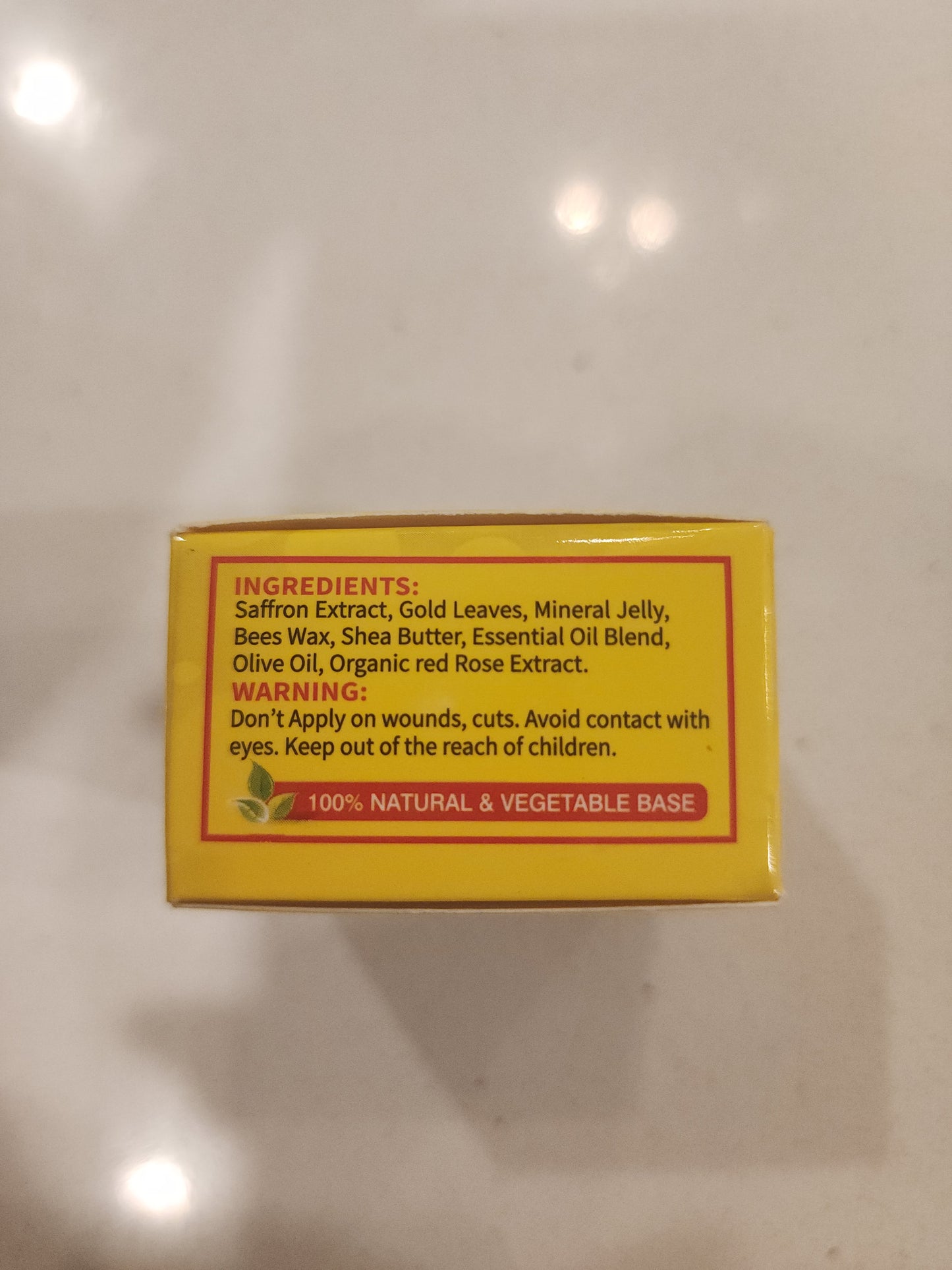 24K GOLD & SAFFRON ROSE LIP BALM