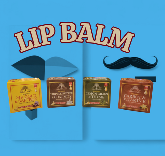 24K GOLD & SAFFRON ROSE LIP BALM